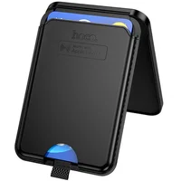Кардхолдер магнитный Hoco E91I Tiger с трекером 120 mAh Black