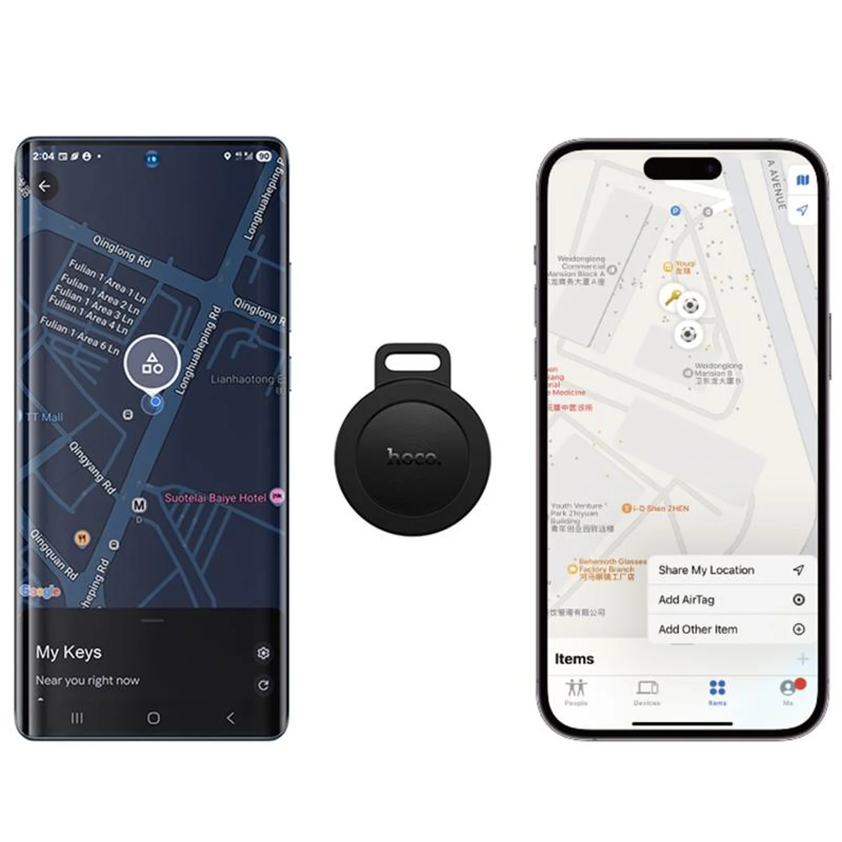 Трекер Hoco E101 Easy 210 mAh Black