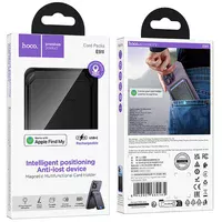 Кардхолдер магнітний Hoco E91I Tiger з трекером 120 mAh Black