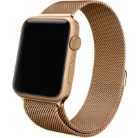 Ремешок Milanese Loop Design для Apple Watch 42(ser.1-3)/44/45/46/49mm Champagne