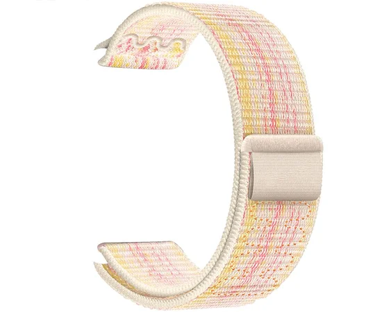 Ремінець Hoco WA25 Original series nylon strap для Apple watch 42(ser.1-3)/44/45/49mm Starlight with Pink