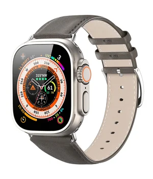 Ремінець Dux Ducis Leather Strap Classic для Apple Watch 42(ser.1-3)/44/45/46/49mm Grey