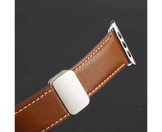 Ремешок Dux Ducis Genuine Leather для Apple Watch 38/40/41/42mm(ser.10) Brown