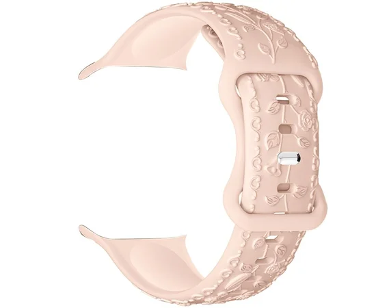 Ремінець Hoco WA30 Flexible series 3D solid color silicone strap для Apple watch 42(ser.1-3)/44/45/49 Powder Sand