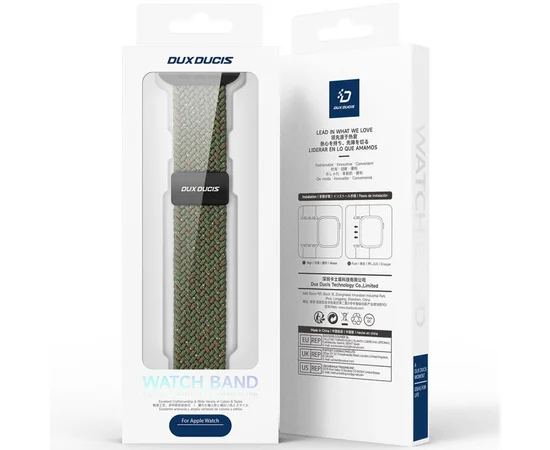Ремешок Dux Ducis Mixture Ultra для Apple Watch 42(ser.1-3)/44/45/46/49mm Starry Olive