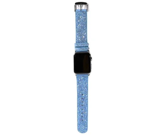Ремешок Bling World Rock Diamond для Apple Watch 38/40/41/42mm Голубой