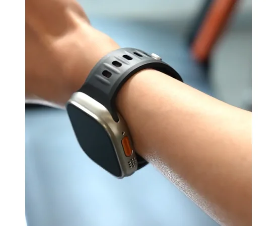 Ремешок BlueO Fluoro Rubber Sport для Apple Watch 42(ser.1-3)/44/45/46/49mm Black