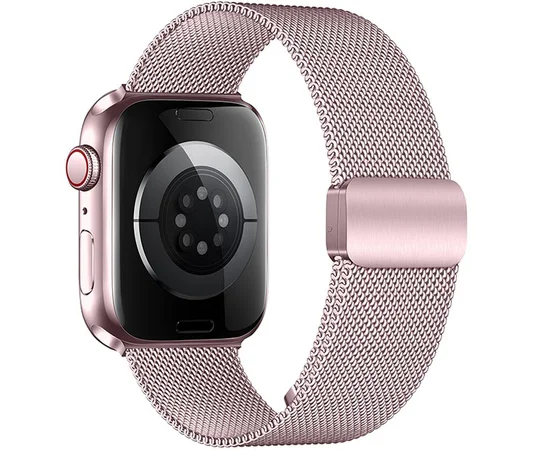 Ремешок Hoco WA26 Milanese Loop Strap для Apple watch 44/45/46/49mm Rose Pink