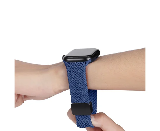 Ремінець Dux Ducis Nylon Woven для Apple Watch 38/40/41/42mm(ser.10) Storm Blue
