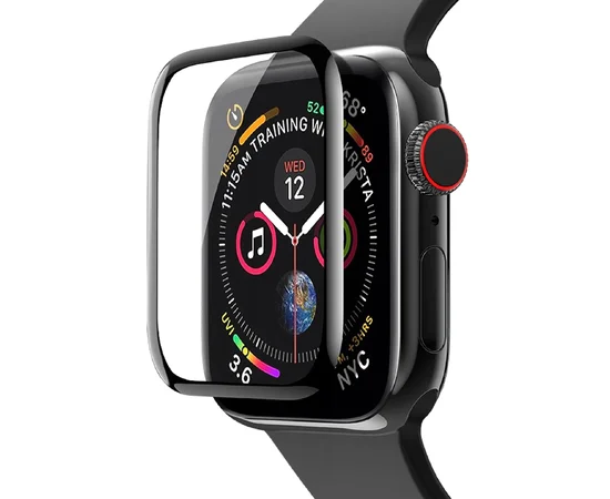 Полимерная пленка VMAX 3D (full glue) для Apple watch 44mm Черный