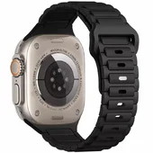 Силиконовый ремешок Defense для Apple Watch 38/40/41/42mm(ser.10) (140-190mm) Black