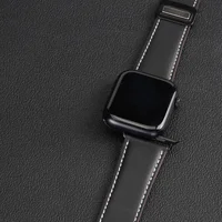 Ремешок Dux Ducis Genuine Leather для Apple Watch 42(ser.1-3)/44/45/46/49mm Black