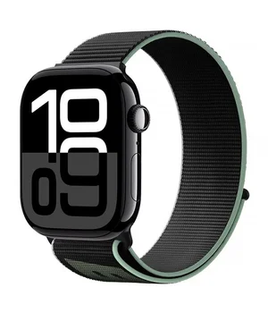 Ремінець BlueO Woven Nylon Sport для Apple Watch 42(ser.1-3)/44/45/46/49mm Black