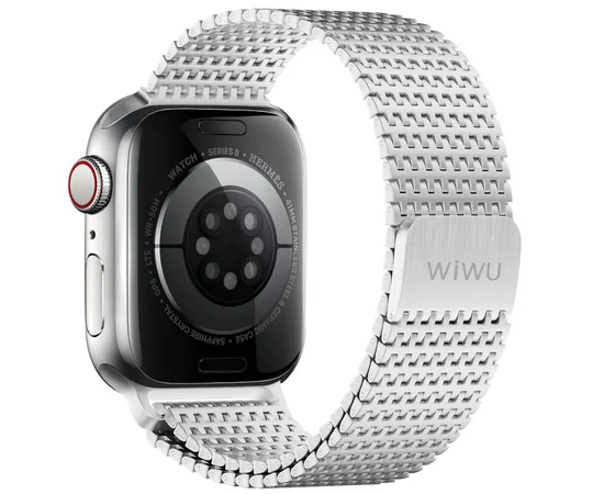 Ремешок WiWU Stainless steel для Apple Watch 38/40/41mm Silver