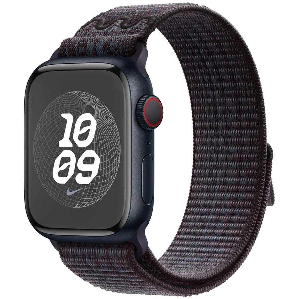 Ремешок Nylon Sport Loop для Apple Watch 42(ser.1-3)/44/45/46/49mm Black / Blue