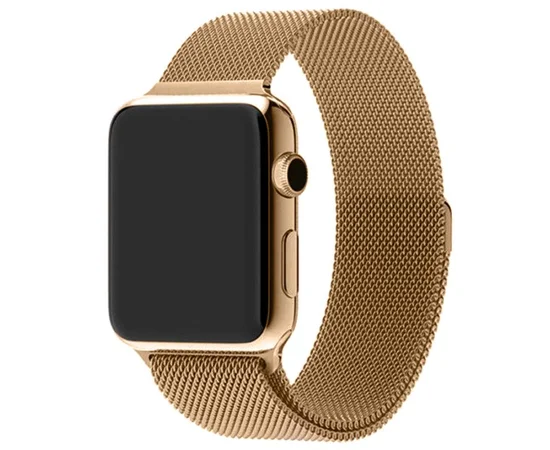 Ремешок Milanese Loop Design для Apple Watch 42(ser.1-3)/44/45/46/49mm Champagne