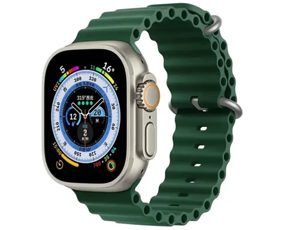 Ремешок Ocean Band для Apple Watch 38/40/41/42mm(ser.10) Зеленый / Forest green