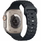 Силиконовый ремешок Defense для Apple Watch 38/40/41/42mm(ser.10) (140-190mm) Midnight Blue