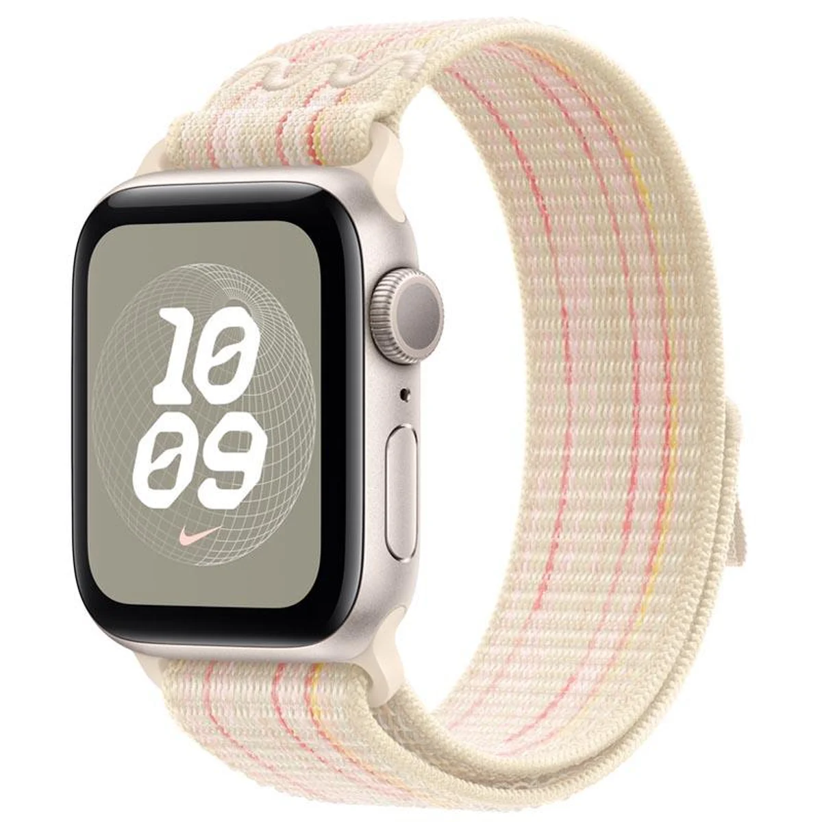 Ремешок Nylon Sport Loop для Apple Watch 42(ser.1-3)/44/45/46/49mm Starlight / Pink