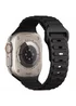 Силиконовый ремешок Defense для Apple Watch 42(ser.1-3)/44/45/46/49mm Black