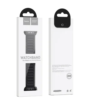 Ремінець Hoco WA23 Original series leather chain magnetic strap для Apple watch 38/40/41mm Black