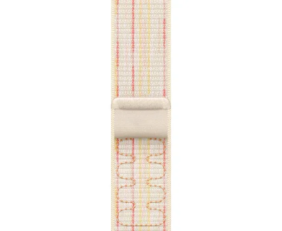 Ремінець Nylon Sport Loop для Apple Watch 42(ser.1-3)/44/45/46/49mm Starlight / Pink
