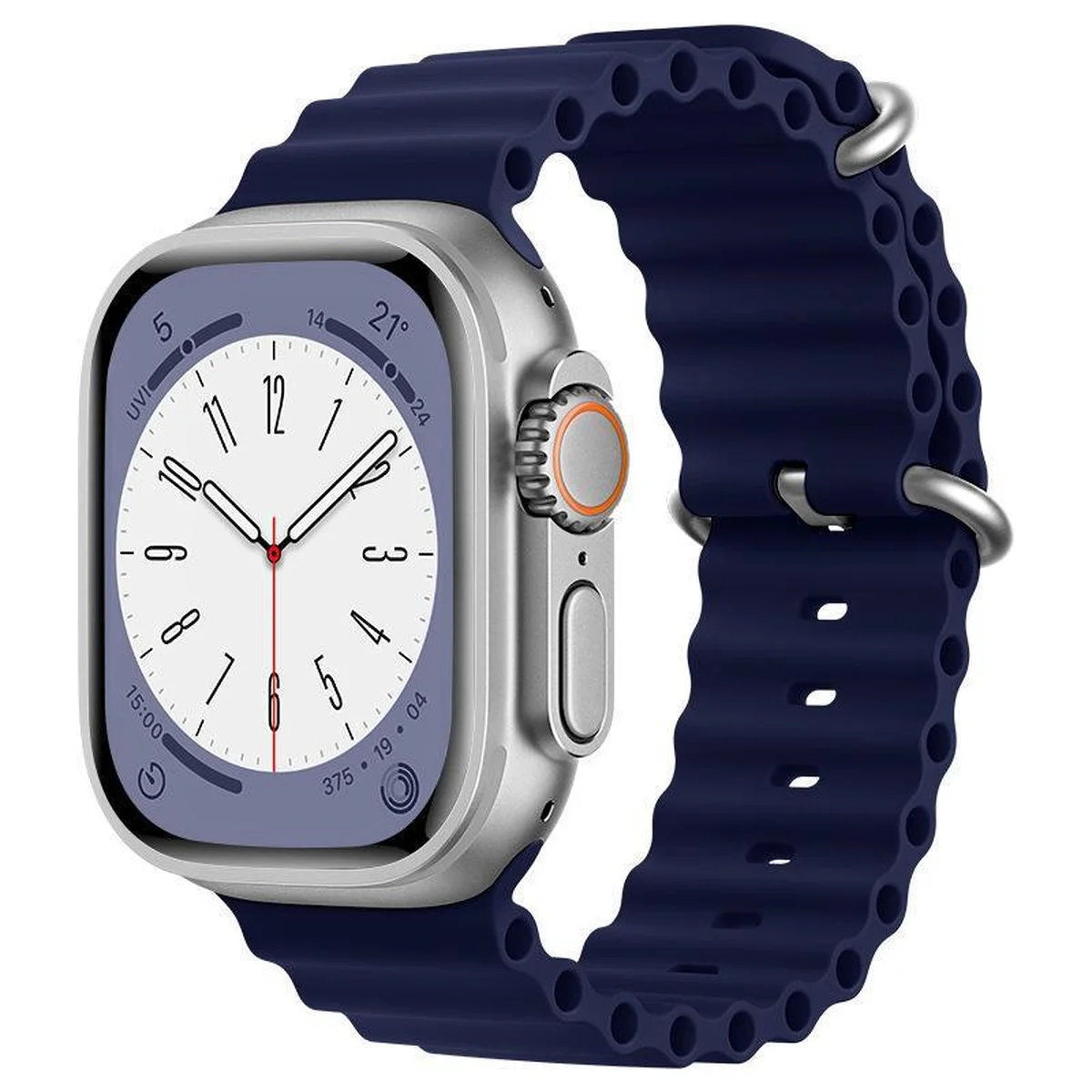 Ремешок Ocean Band для Apple Watch 38/40/41/42mm(ser.10) Синий / Deep navy