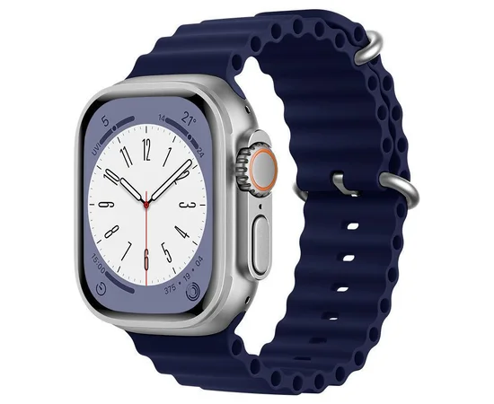 Ремінець Ocean Band для Apple Watch 38/40/41/42mm(ser.10) Синій / Deep navy