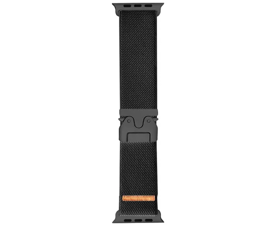Ремінець Nylon New Design для Apple Watch 42/44/45/46/49mm Black