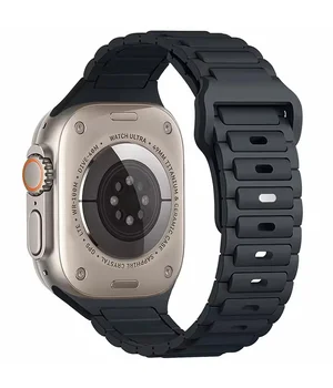 Силіконовий ремінець Defense для Apple Watch 42(ser.1-3)/44/45/46/49mm Midnight Blue