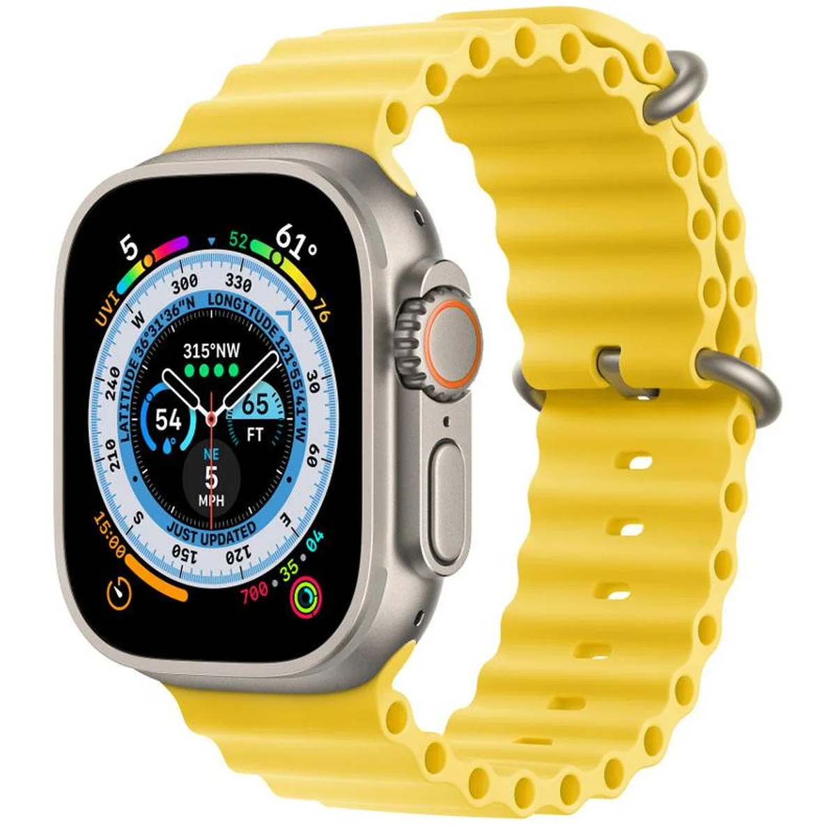 Ремешок Ocean Band для Apple Watch 38/40/41/42mm(ser.10) Желтый / Yellow