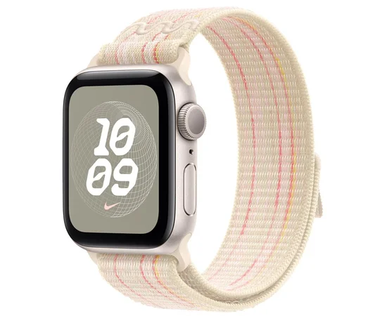 Ремінець Nike Sport Loop для Apple Watch 42/44/45/46/49mm Starlight / Pink