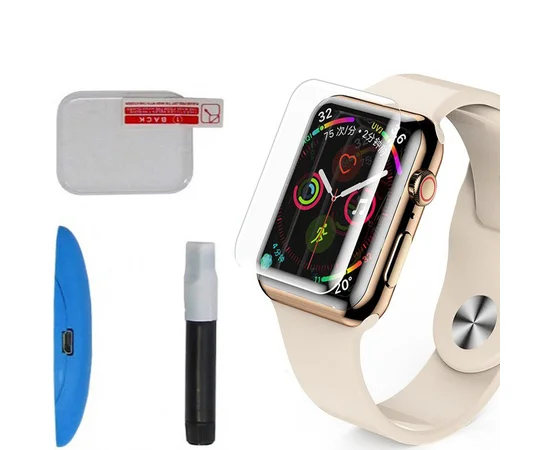 Защитное 3D стекло Mocolo с УФ лампой для Apple watch (40mm) Прозрачный