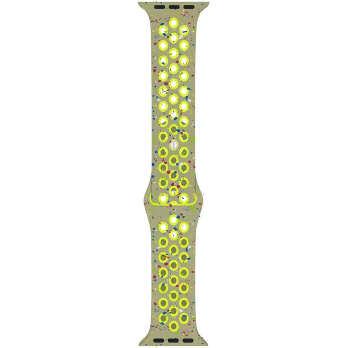 Ремешок Nike Sport Band для Apple Watch 42/44/45/46/49mm Volt Splash