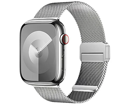Ремешок Hoco WA26 Milanese Loop Strap для Apple watch 44/45/46/49mm Silver