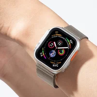 Ремешок Milanese Loop New Design для Apple Watch 38/40/41/42mm Starlight