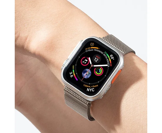 Ремінець Milanese Loop New Design для Apple Watch 38/40/41/42mm Starlight