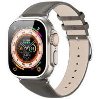 Ремешок Dux Ducis Leather Strap Classic для Apple Watch 38/40/41/42mm(ser.10) Grey