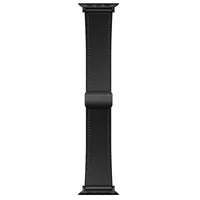Ремешок Hoco WA34 Basic magnetic buckle silicone leather strap для Apple watch 38/40/41/42mm Black