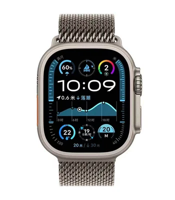 Ремешок Milanese Loop New Design для Apple Watch 38/40/41/42mm Titanium