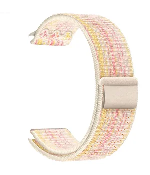 Ремінець Hoco WA25 Original series nylon strap для Apple watch 38/40/41mm Starlight with Pink