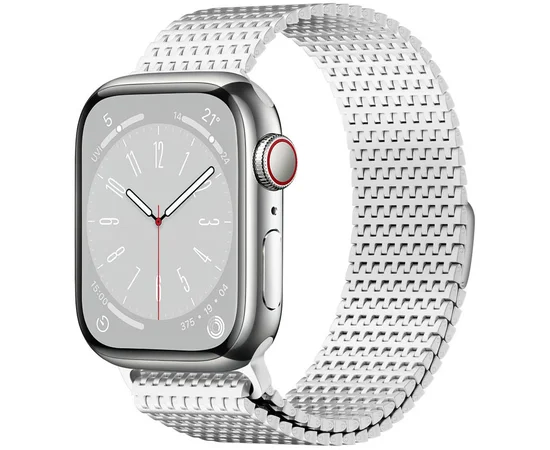Ремешок WiWU Stainless steel для Apple Watch 38/40/41mm Silver