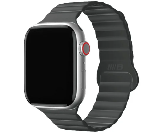 Ремінець BlueO Magnetic Silicone для Apple Watch 42(ser.1-3)/44/45/46/49mm Black