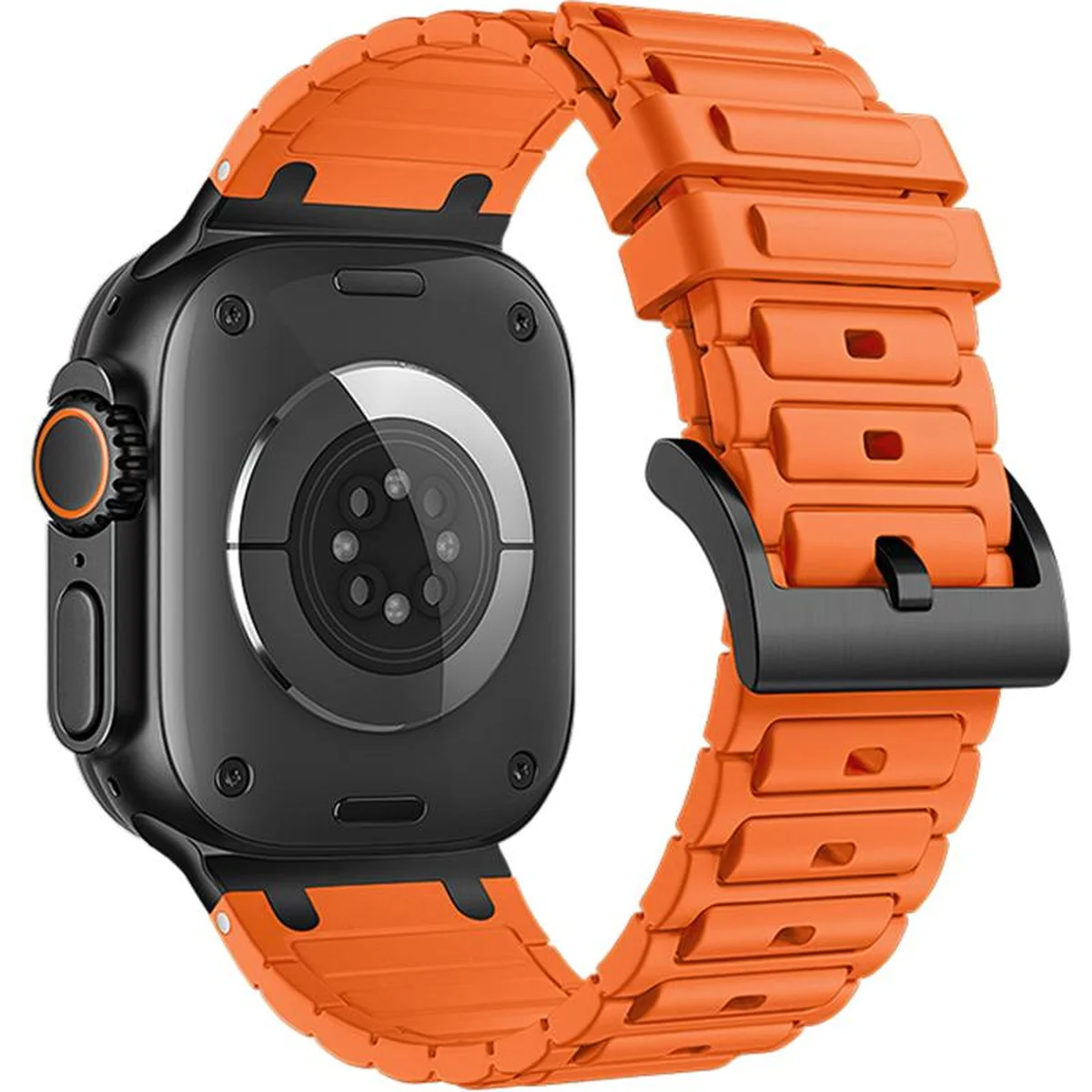 Ремешок Hoco WA35 Emir series thickened silicone strap для Apple watch 44/45/46/49mm Orange