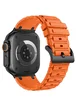 Ремінець Hoco WA35 Emir series thickened silicone strap для Apple watch 44/45/46/49mm Orange