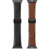 Ремешок Dux Ducis Genuine Leather для Apple Watch 42(ser.1-3)/44/45/46/49mm Black