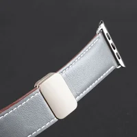 Ремешок Dux Ducis Genuine Leather для Apple Watch 38/40/41/42mm(ser.10) Grey