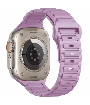 Силіконовий ремінець Defense для Apple Watch 42(ser.1-3)/44/45/46/49mm Purple
