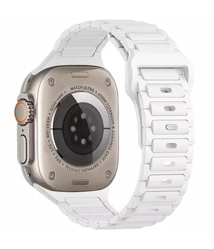 Силіконовий ремінець Defense для Apple Watch 42(ser.1-3)/44/45/46/49mm White