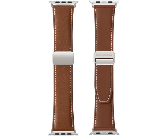 Ремінець Dux Ducis Genuine Leather для Apple Watch 42(ser.1-3)/44/45/46/49mm Brown